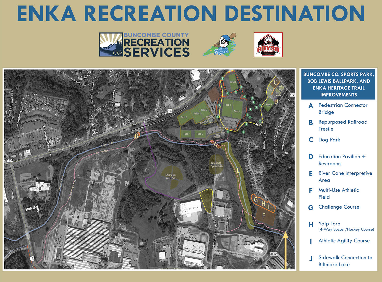 Enka Heritage Trail Map